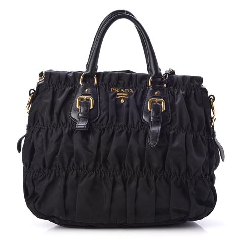 prada black tessuto tote|prada nylon tote bag price.